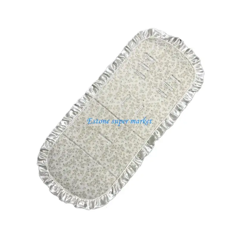 

090B Soft Baby Carriage Mat Machine Washable Foldable Fit Most Strollers Model