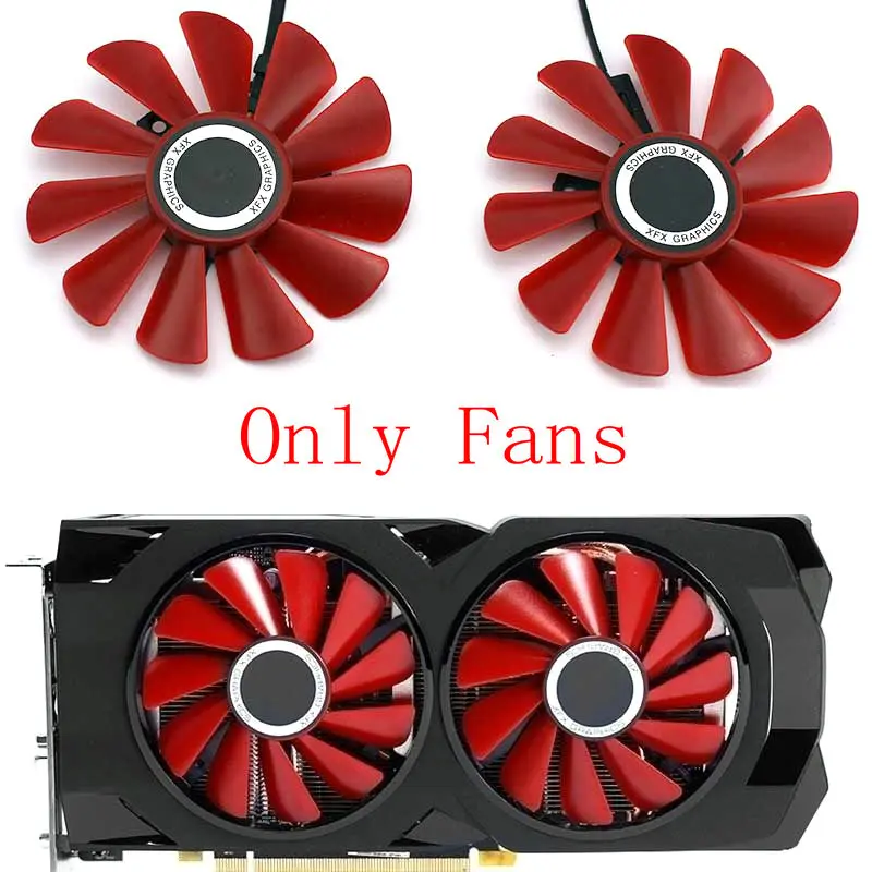 Original Cooling Fan for XFX RX570 RX580 Video Card