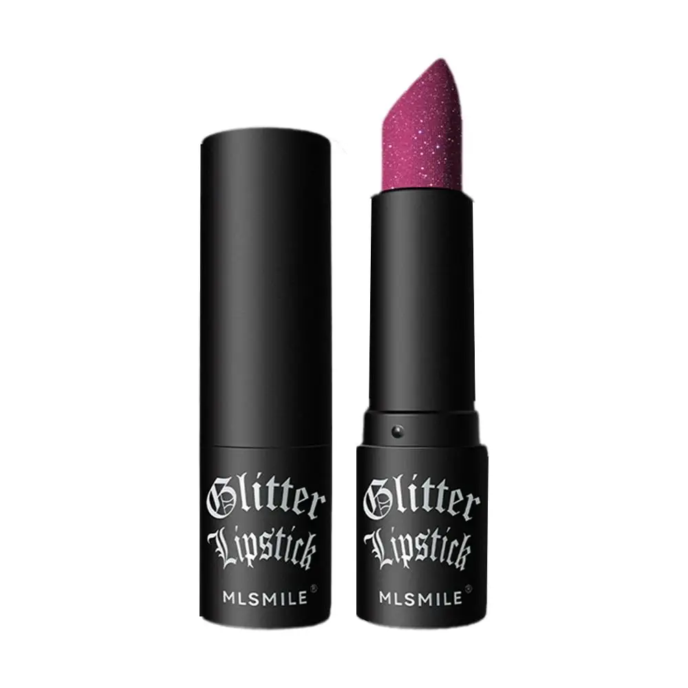 Sexy Shimmer Lipsticks Nude Glitter Lipstick 7 Colors Waterproof Velve Mermaid Red Makeup Cup Non-stick Long Lasting Cosmet I5O5