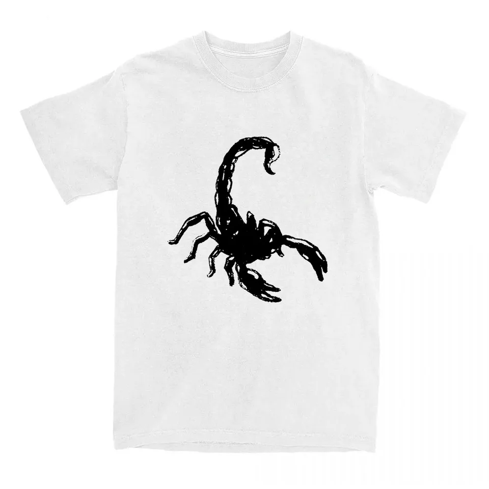 Camiseta Gráfica Young Miko Do Not Disturb, Estética Y2K, Streetwear, Unisex, Overzised, Algodón de Verano, Estampado de Escorpión 4