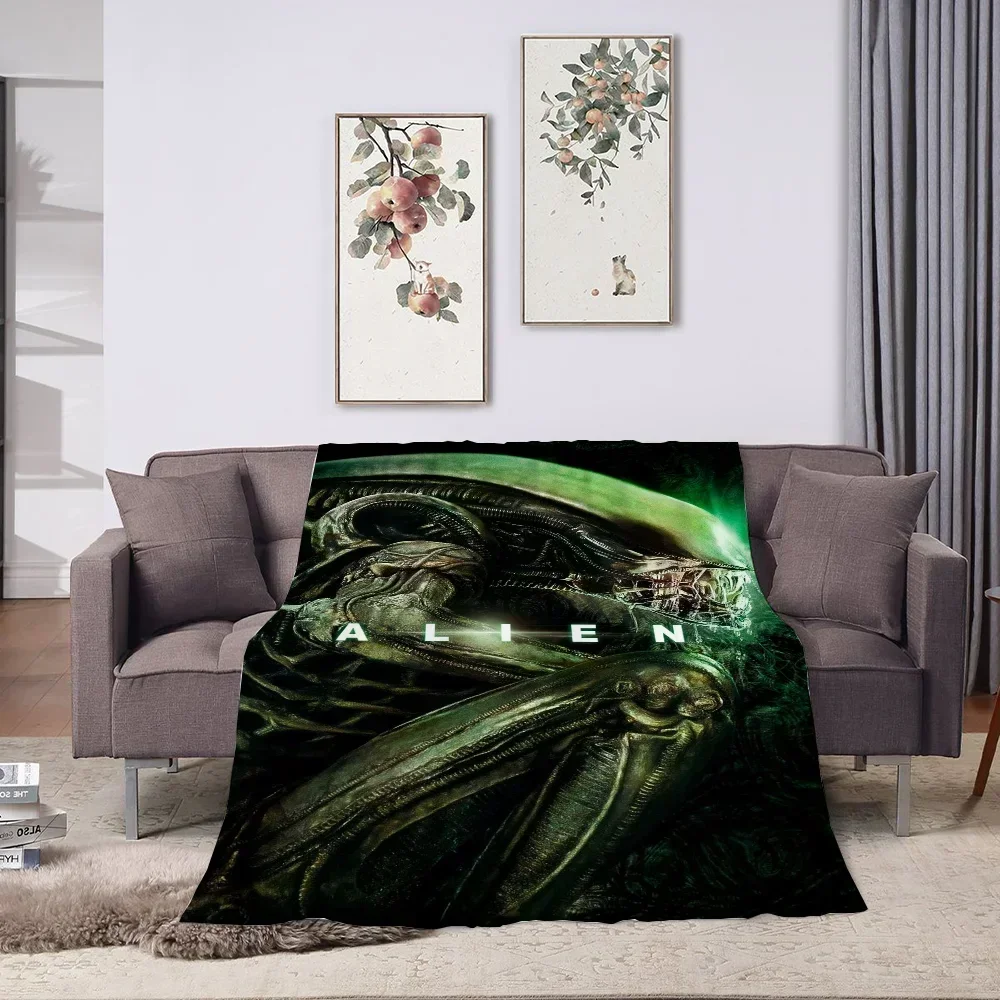 Blanket Aliens Movie Home and Decoration Cobija Fluffy Soft Blankets and Throws Throw Blanket for Sofa Double Bed Blankets Plaid