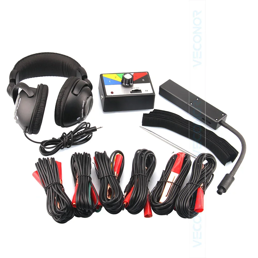 

Automobile Electronics Stethoscope Six Channels Stethoscope Automobile Engine Chassis Transmission Case Sound Instrument