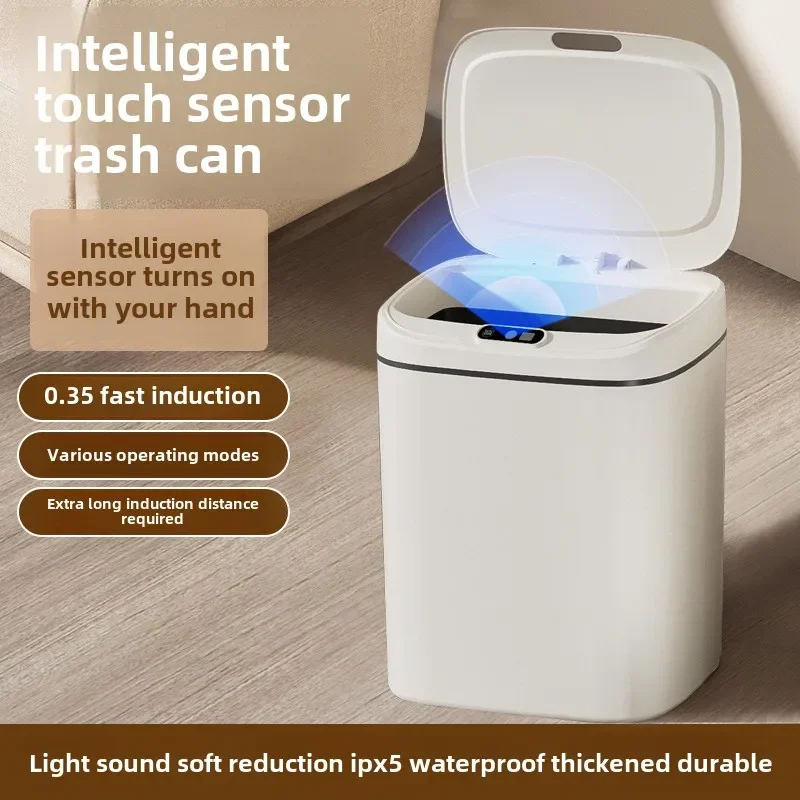 

Smart Trash Can, Open Lid, Advanced Sense, Automatic , Induction Crack , Induction