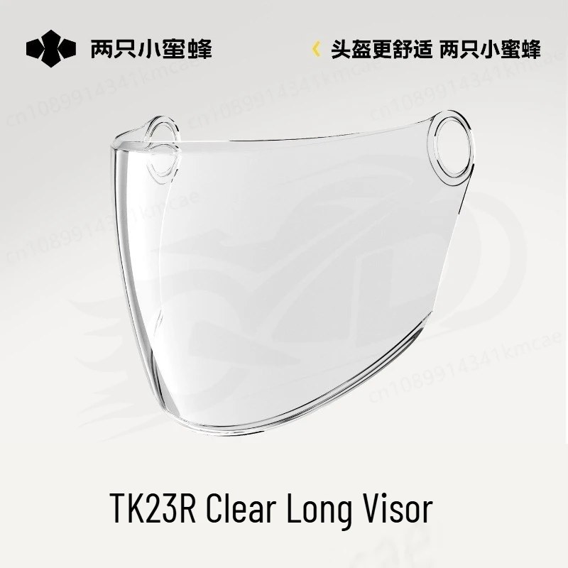 Visor for BIBEE Helmet TK23R Motorcycle Scooter Helmet Lens Clear Smoke Short Long Replacement Windshield Shield Accessories