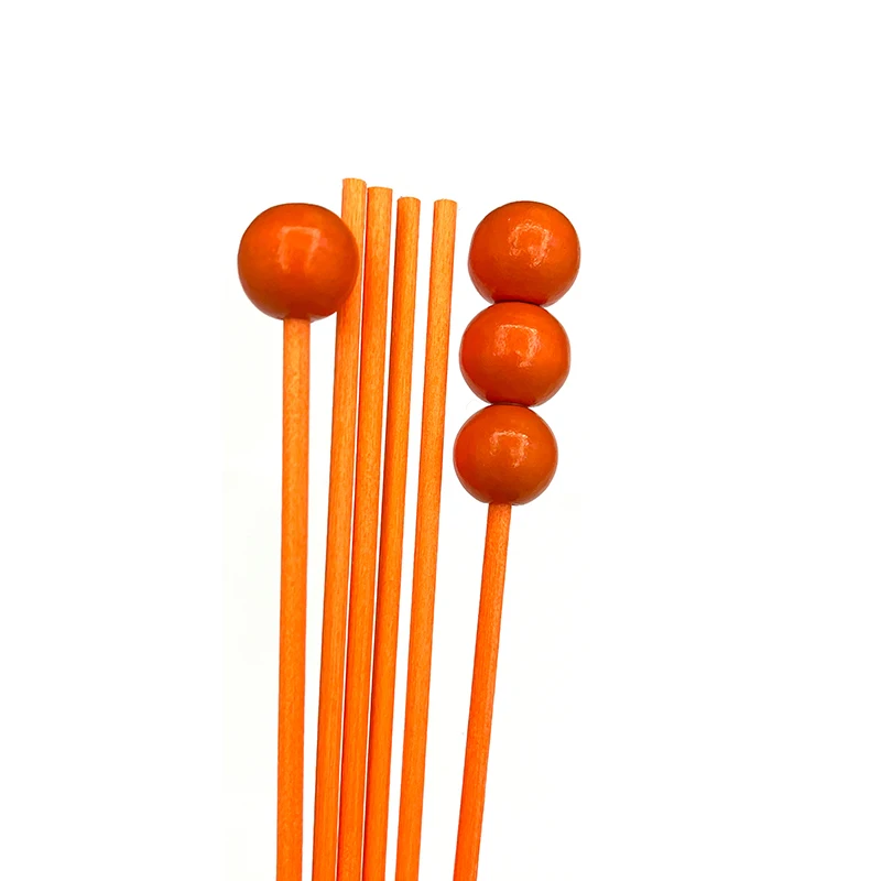 6pcs Wood Ball Aroma Diffuser Replacement Rattan Reed Sticks Air Freshener Aromatherapy Aroma Stick Oil Diffuser Refill Sticks