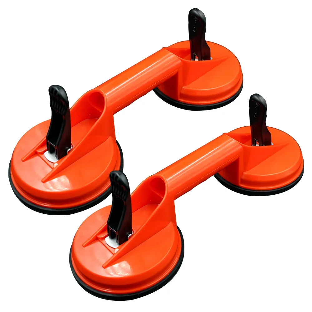 New Glass Lifting Suction Cups Heavy Duty Vacuum ABS Handle Holder for Lift Floor Tile Auto Car Windshield Repair Hand Tools