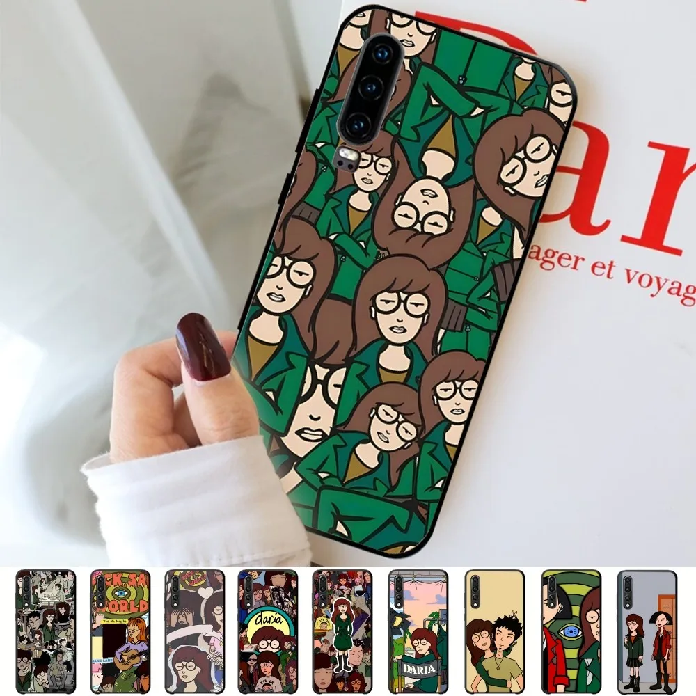 Cartoon D-Daria Cool Phone Case For Huawei P 8 9 10 20 30 40 50 Pro Lite Psmart Honor 10 lite 70 Mate 20lite