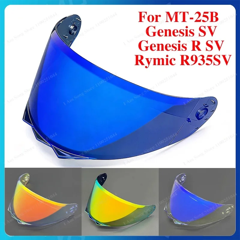 Motorcycle Helmet Lens For MT-V25B Genesis SV Genesis R SV Rymic R935SV Helmet Visor Windshield Shield Helmet Accessories