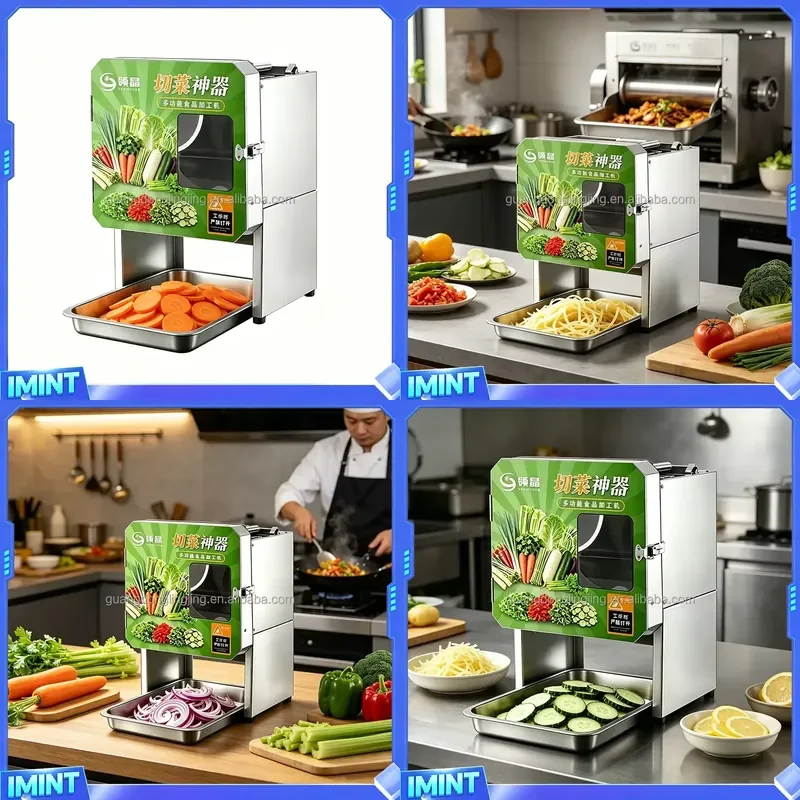 Multifunctional Automatic Green Onion Vegetable Chopper Electric Fruit Vegetable Slicer Cutting Machine