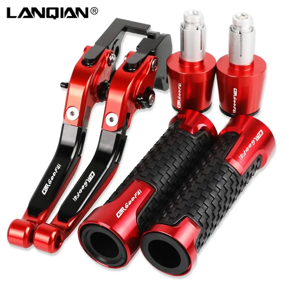 For HONDA CBR600 F4i 2001 2002 2003 2004 2005 2006 2007 Brake Clutch Levers Non-slip Handlebar Handle Hand Grips Bar Ends