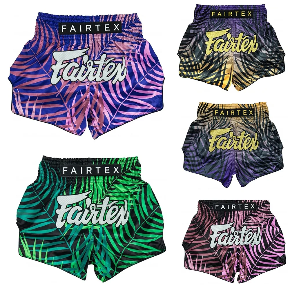 New Fashion Thai Boxing Shorts MMA Muay Thai Training Quick Dry for Men Women Trainning & Exercise Shorts