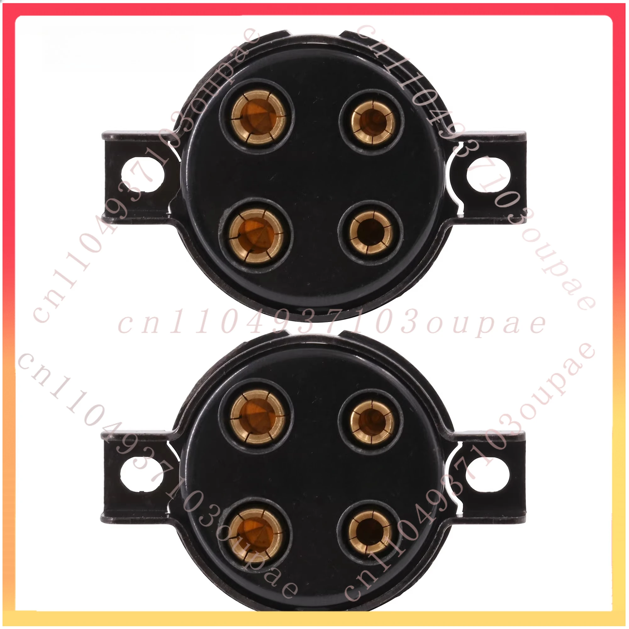 Original for CMC Bakelite 4-pin 9-pin 8-pin Electronic Tube Socket 300B 274B 12AX7 KT88 ECC83 1PCS