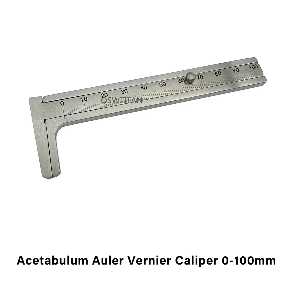 Acetabulum Auler Vernier Caliper 0-100mm Orthopedic Instruments Measuring Tools