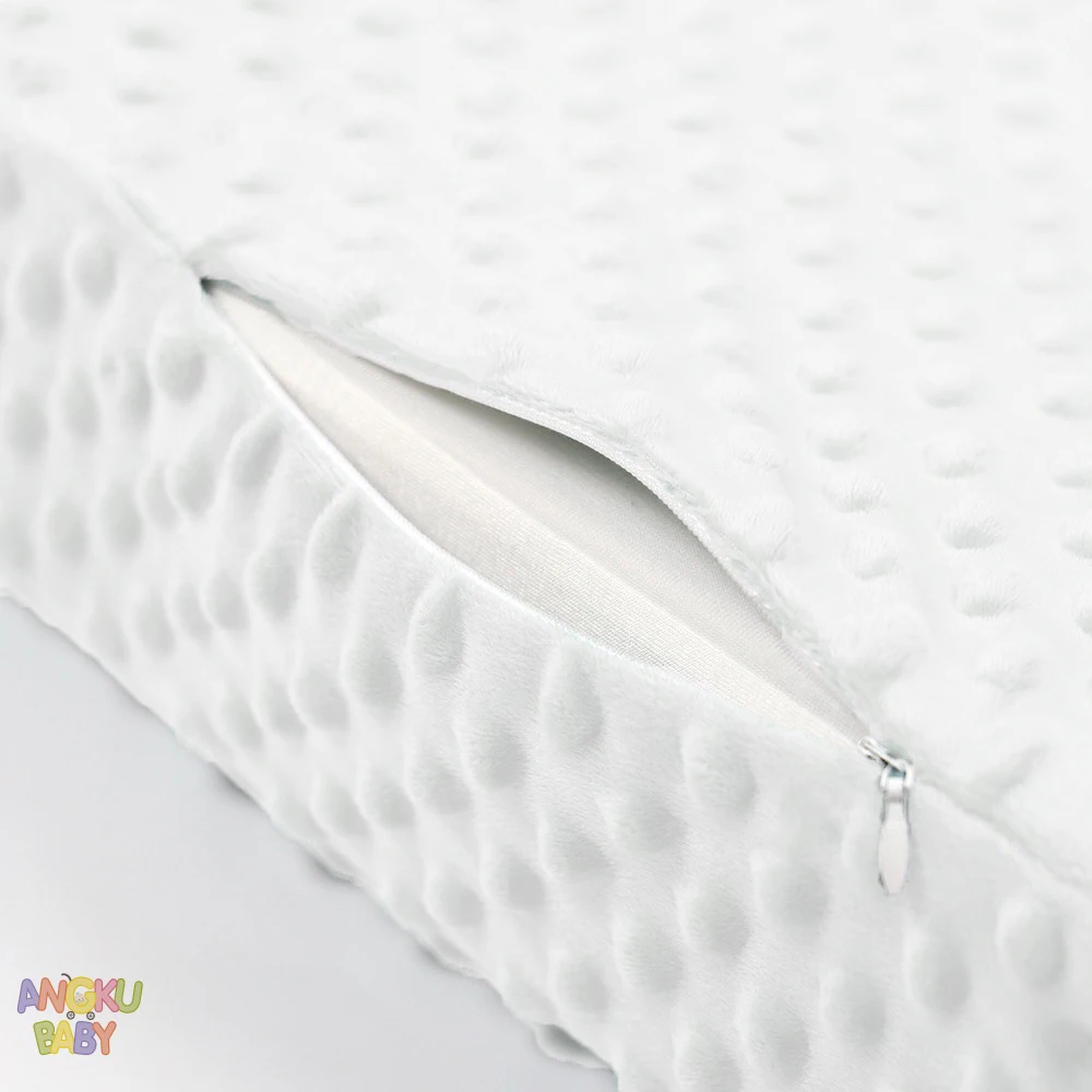 30 °   Almohada de lactancia para bebés, almohada ergonómica lavable para bebés para recién nacidos, almohada de lactancia científica antisaliva durante 0-36 meses