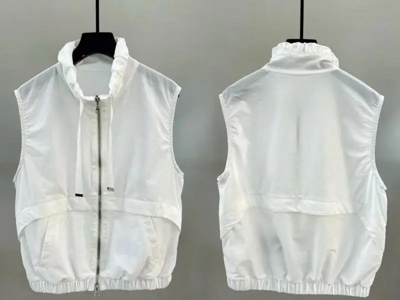 Women Thin Sun Protection Golf Vest Versatile Slim Whitening Sports Outerwear Outdoor Golf Baseball Sleeveless Jacket