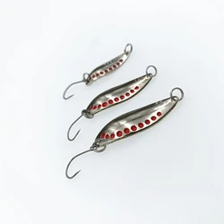 1pcs Metal Spoon Sequin Fishing Hard Bait Vib Jig Wobbler Isca Artificial Leech Crankbaits Fly Fishing Trout Lure Pesca