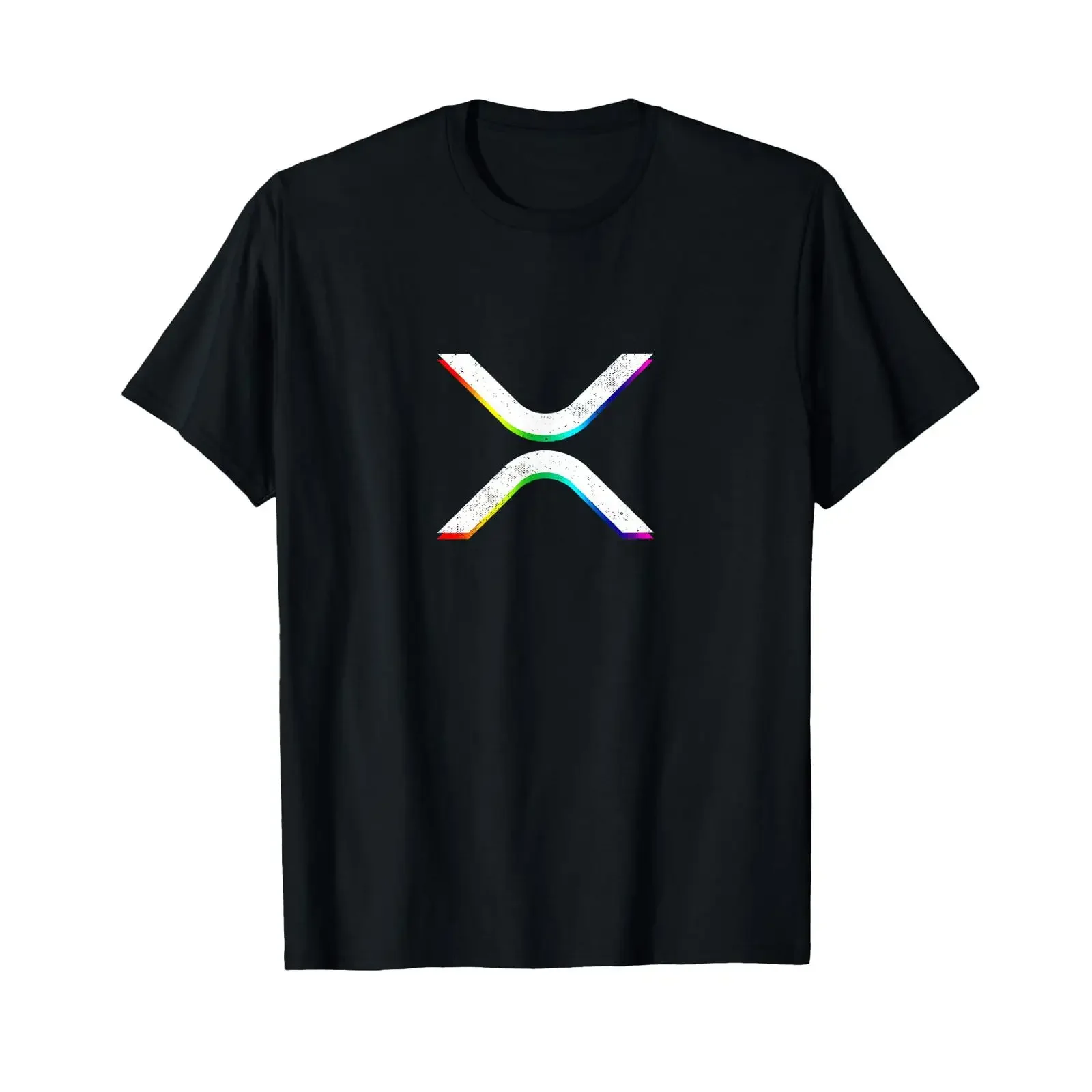 T-shirt de la communauté crypto-monnaie XRP, vintage, délavé, unisexe, extensible, vêtements de créateur, mode, élégant, homme, graphique