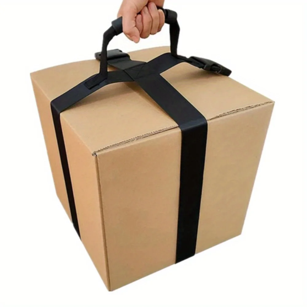 Portable Luggage Straps for Moving Heavy Goods Equipped with Handles for Material Handling Nylon Luggage Bundling Packing Straps