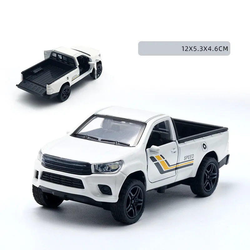 1: 36 alloy pull back pickup truck model,quality off-road car toys,simulated children's toys,wholesale