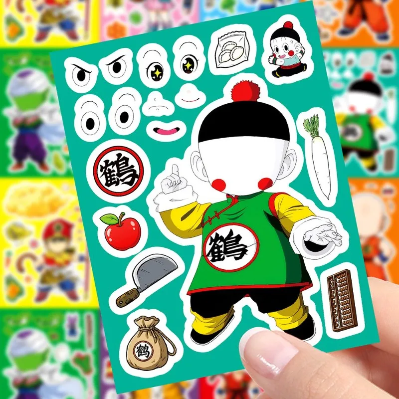 Dragon Ball Kame Sennin Son Goku Vegeta Krillin Kreative Cartoon-Puzzle-Aufkleber, Anime-Zubehör Puzzle-Sticker – Detail 3