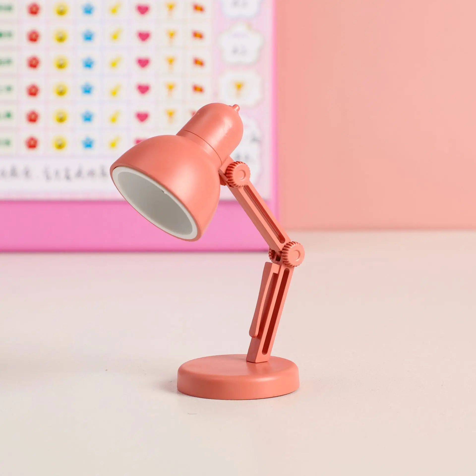 LED mini desk lamp creative portable night light with clip student dormitory bed bed reading ligh image 6