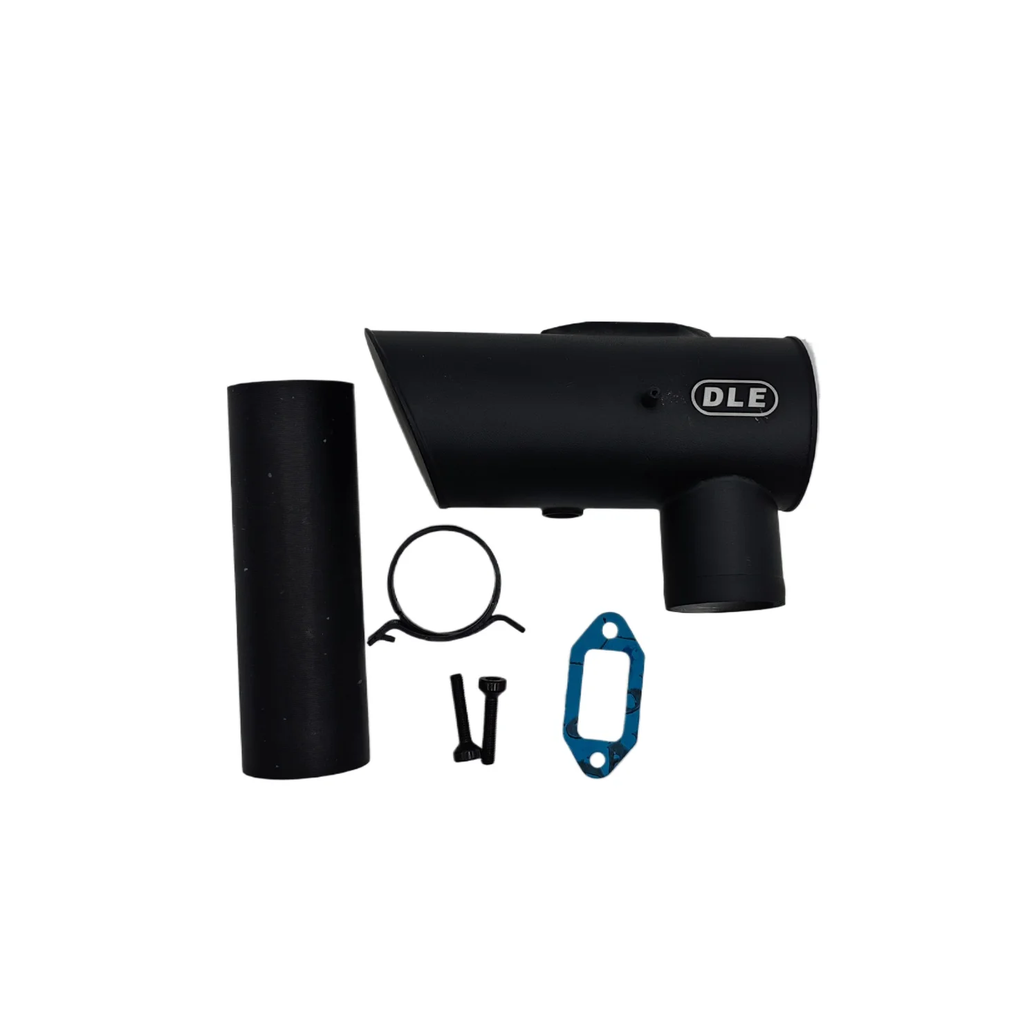 DLE130 Single Port Exhaust Pipe Muffler for DLE130 Engine RC  Motor Aircraft Drone Parts Replacement Accessories
