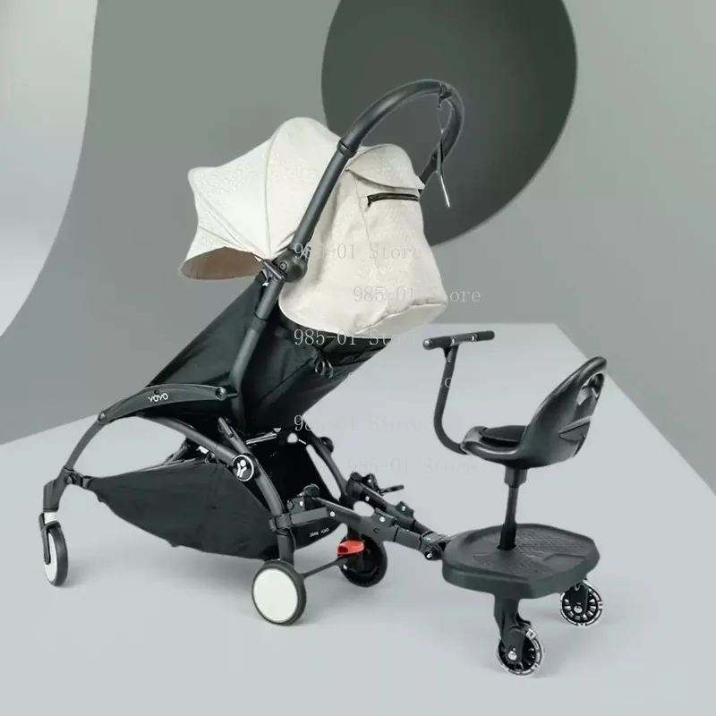 Tweedehands artefact kinderwagen extra pedaal plus stoel kleine staartwagen kinderwagen accessoires maat