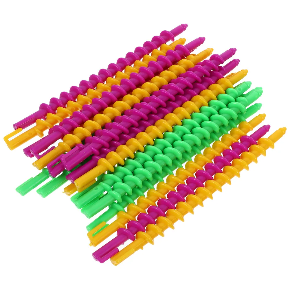

40pcs Perm Rods Soft ABS Material Curly Rollers Hairdressing Tool Long Medium Hair Perm Rods Salon Use