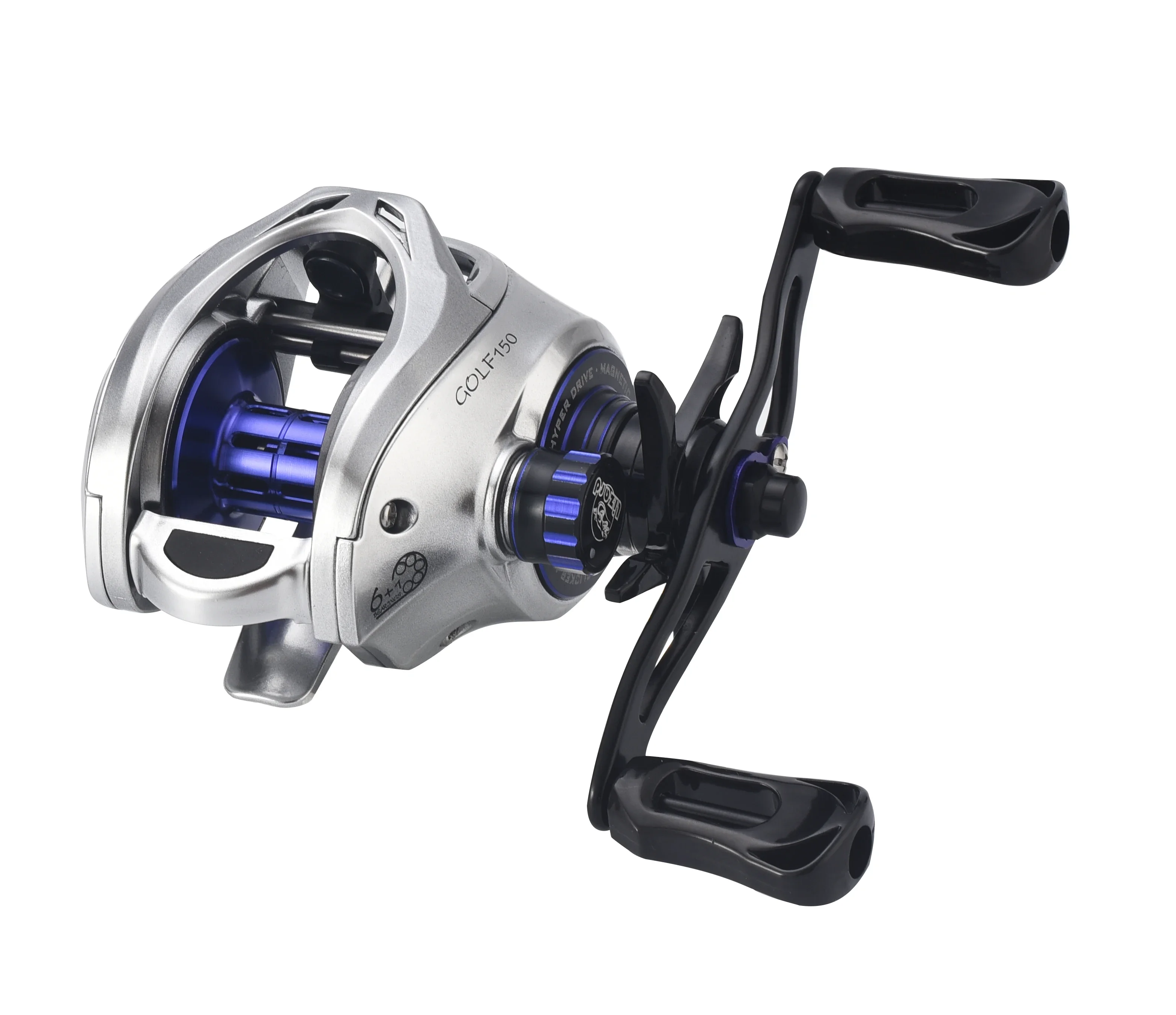 Lizard Lightweight 178g with deep and shallow CNC aluminum alloy spool magnetic system with 2 NMB bearings baitcasting reel