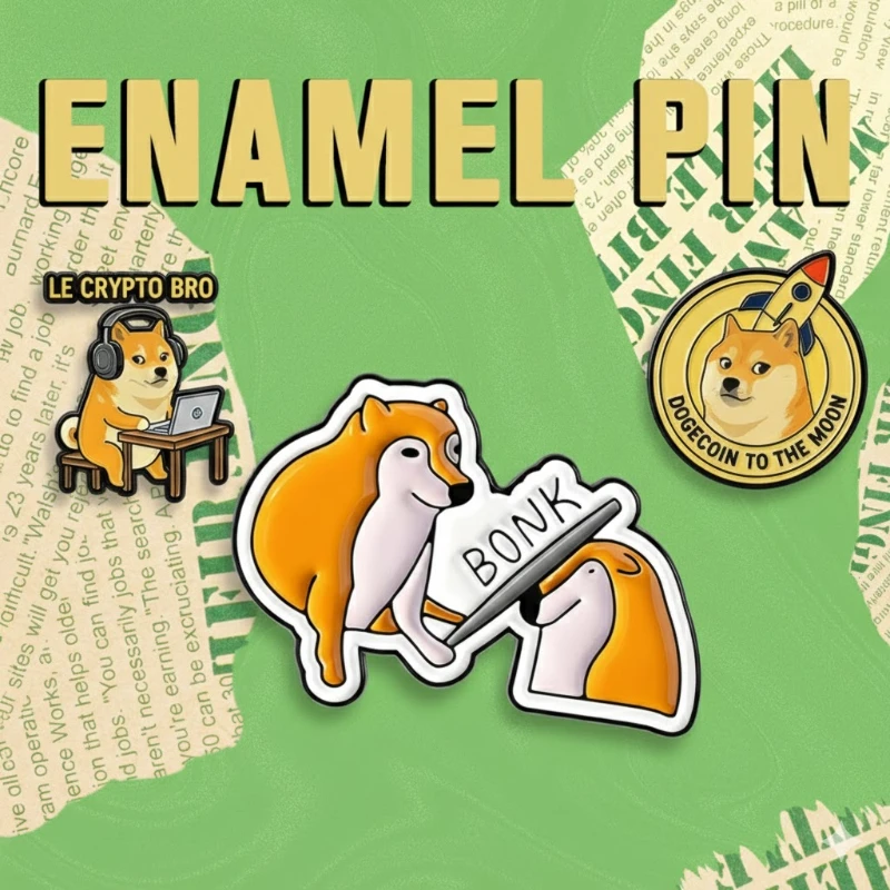 Bonk Doge Enamel Pi…