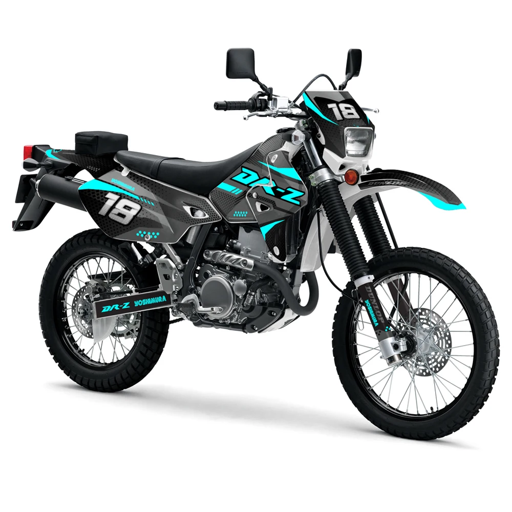 Motocross Team Graphics Full Fairing Protector Decals  Kit For SUZUKI DRZ 400 DRZ400 2000 - 2024 Body Change Color Film Sticker - view 5