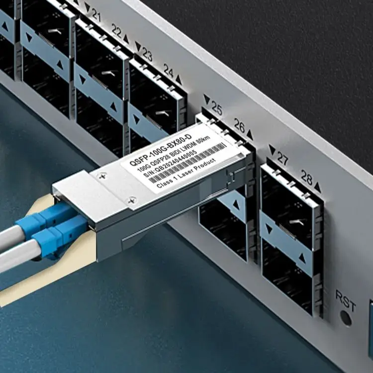 40G QSFP+ ZR4 80km 1310nm, LWDM Dual LC Single Mode Fiber Transceiver Module for JUNIPER, Mellanox, Arista, Cisco