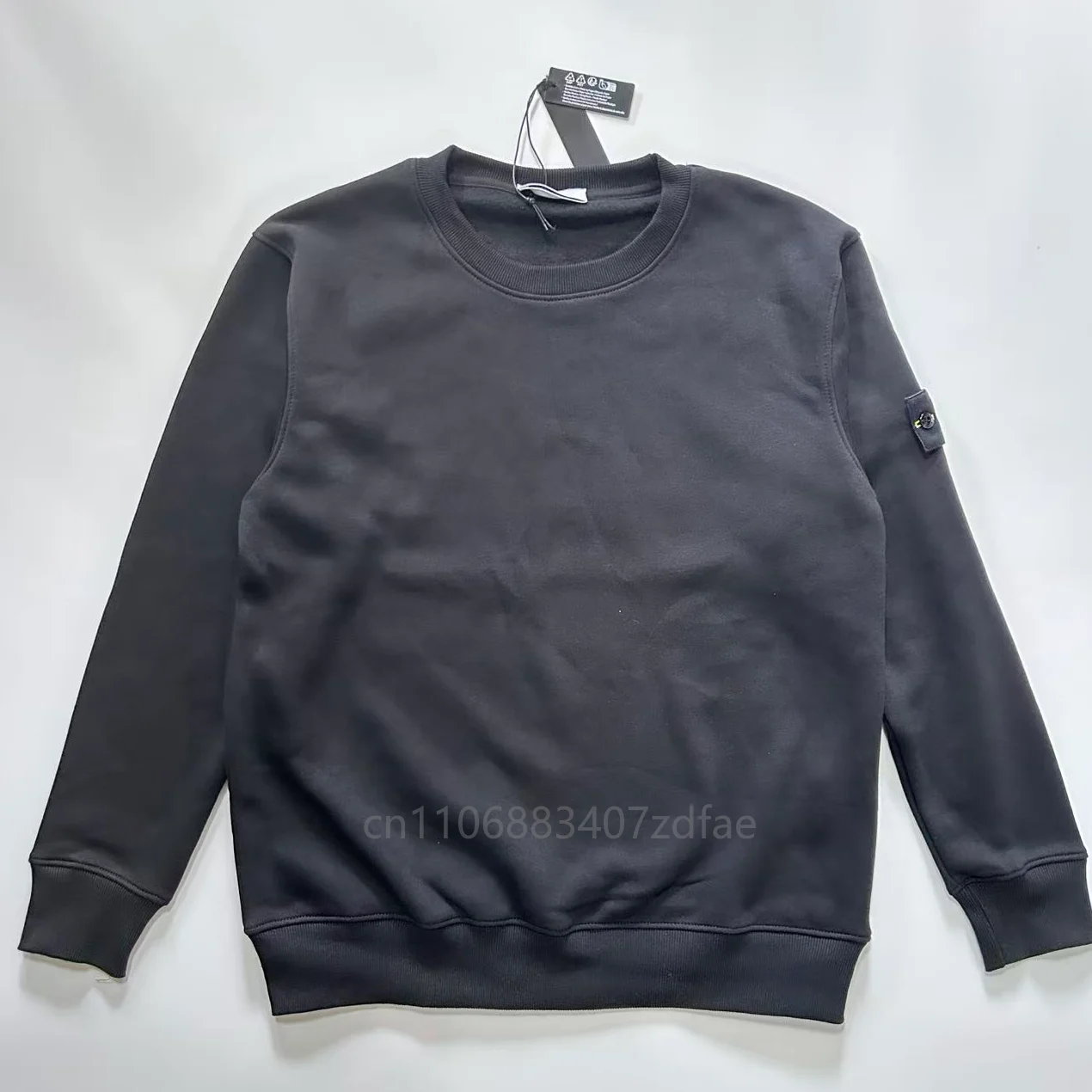 

26 Compass Patch Sweatshirt Luxury Brand Style 3 Labels Men Hoodie Sweater Spring Autumn O-Neck Sweatshirt Cotton Pullover