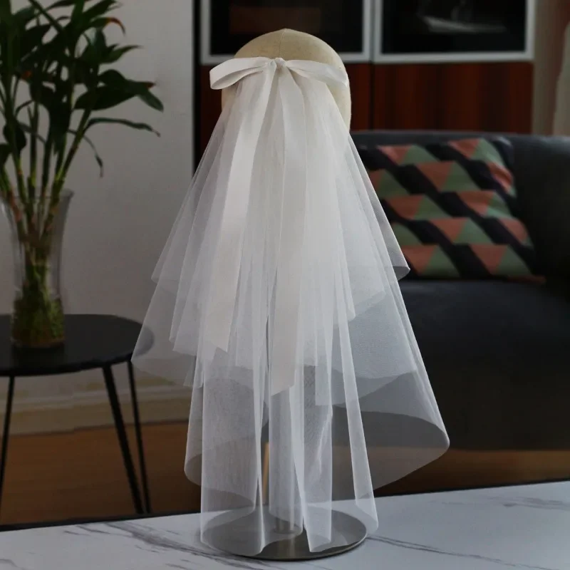 Accesorio para bodas Velos de novia de 2 capas