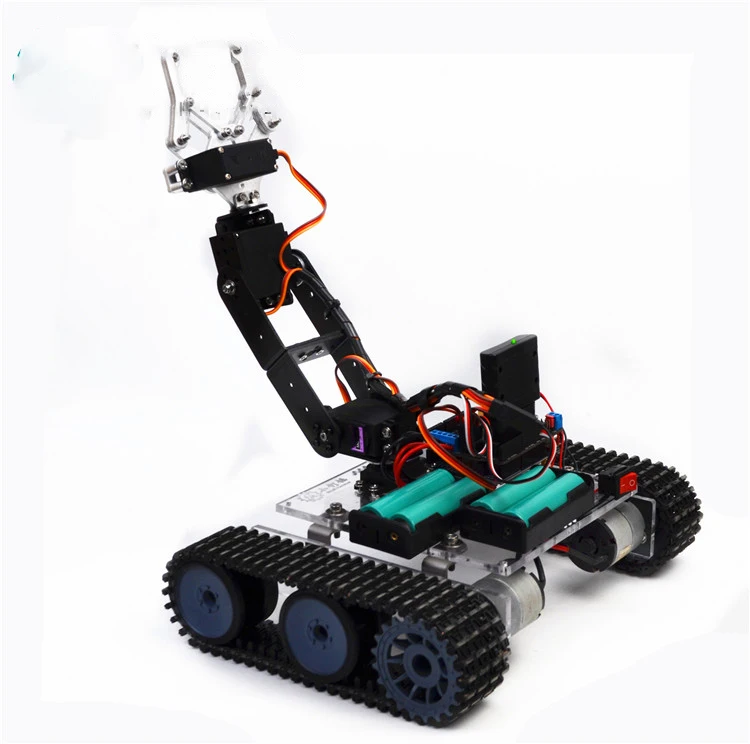 Роботизированная рука 4 Dof с радиоуправлением для Arduino Robot, набор «сделай сам», акриловый Пс2 резервуар с дистанционным управлением MG996,