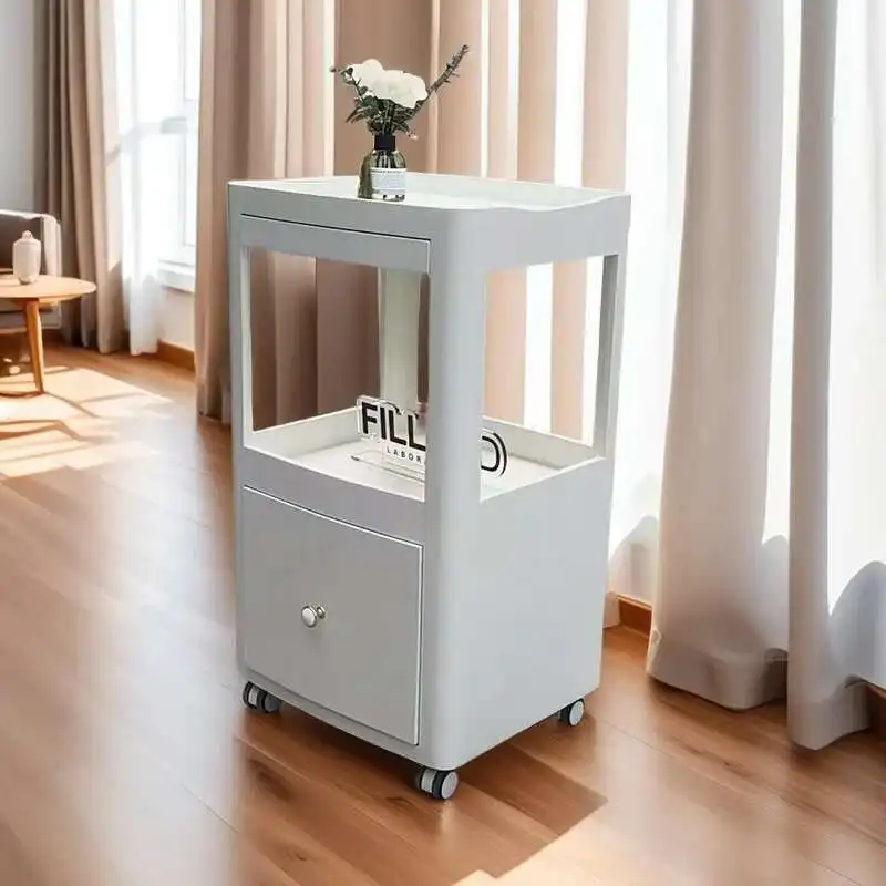 

Modern Multifunction Rolling Cart Nordic Creativity Shelf Designers Trolley Medical Hotel Salon Furniture Kosmetik Wagen FYST