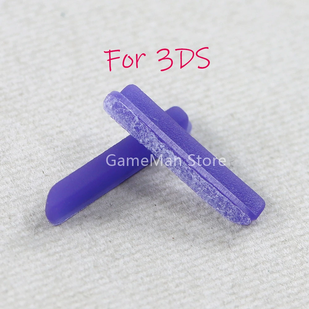 1pair=2pcs Lower Screen Back Cover Rubber Pads Replacement for Nintend 3DS Rubber Feet Cover