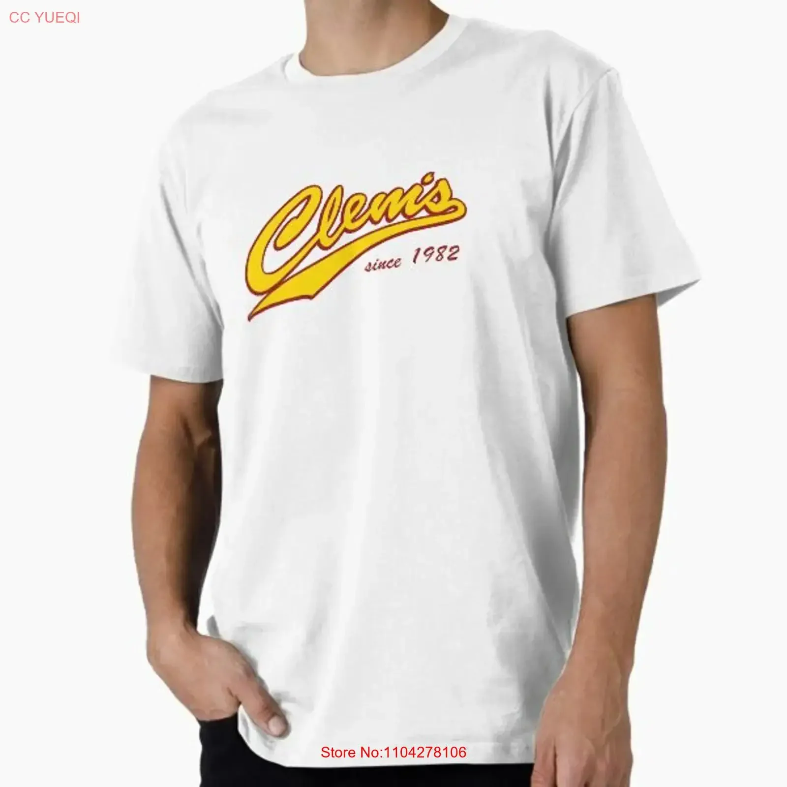 Clems Chicken Premium Made in USA Mens T Shirt S to 5XL vintage Washed Soft homme Comfortable Casual designer clothes Slightly