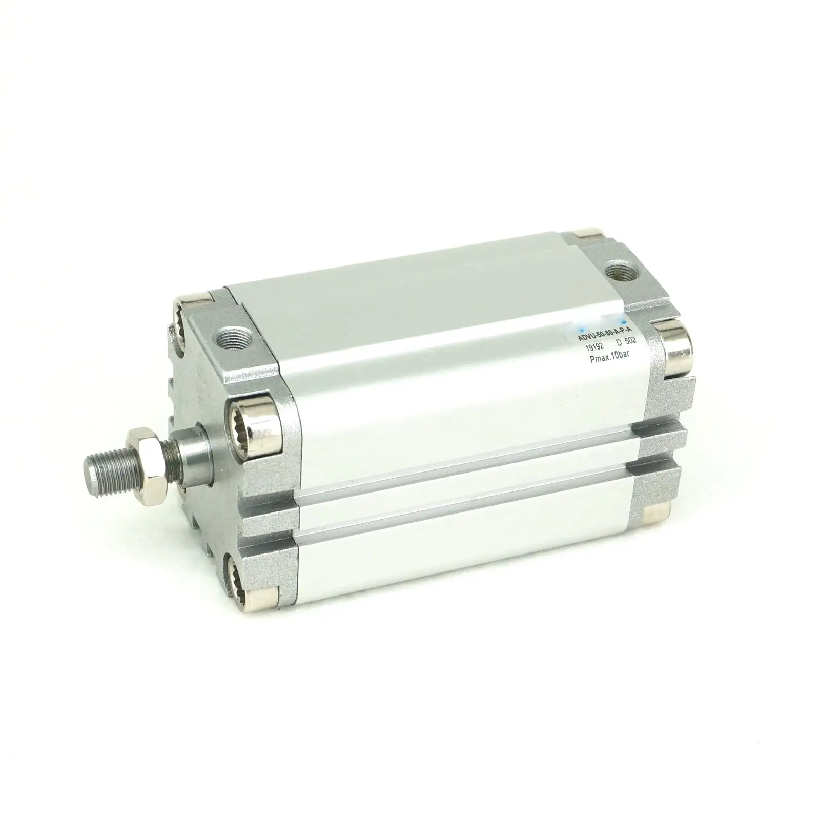 Stroke 80mm Bore 50mm ADVU-50-80-A-P-A Compact Pneumatic Cylinder Double Acting With Magnet