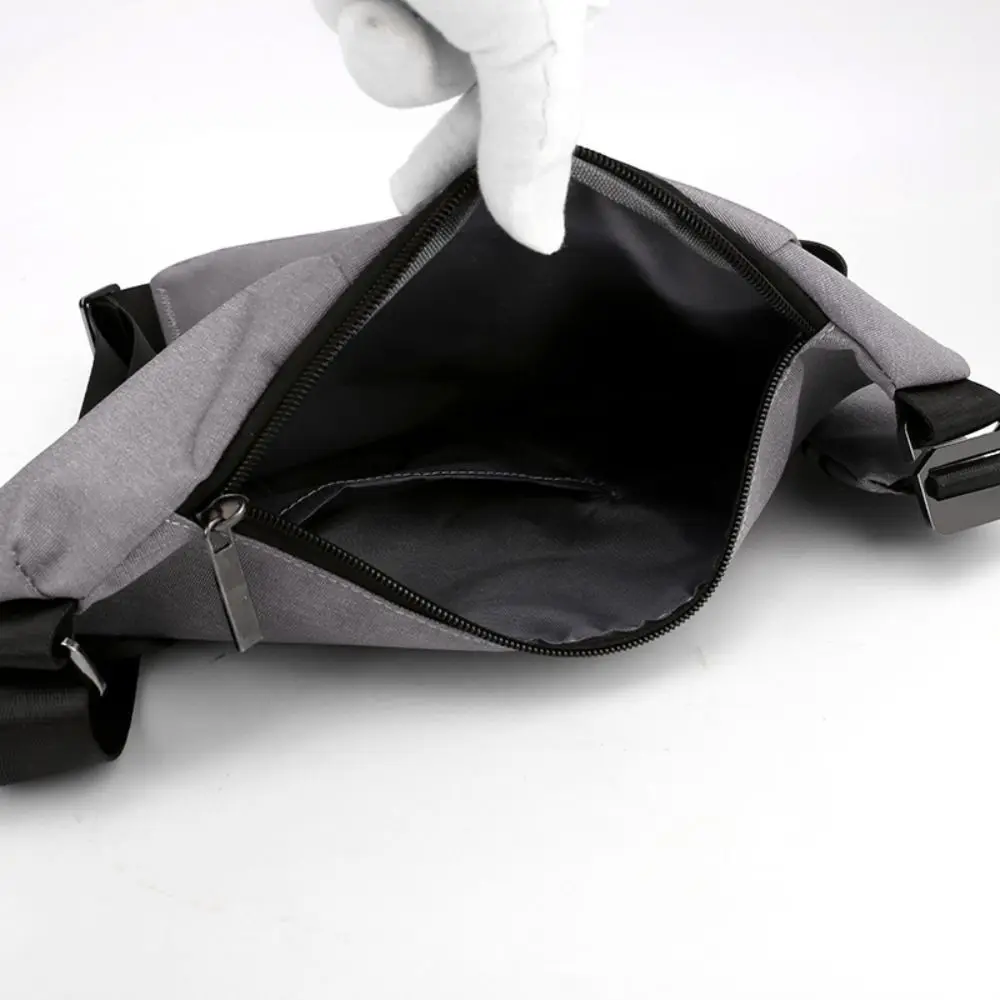 Anti-theft Travel Sling Bag Multifunction Nylon Large Capacity Mini Crossbody Bag Zipper Ultra Thin Small Chest Bag