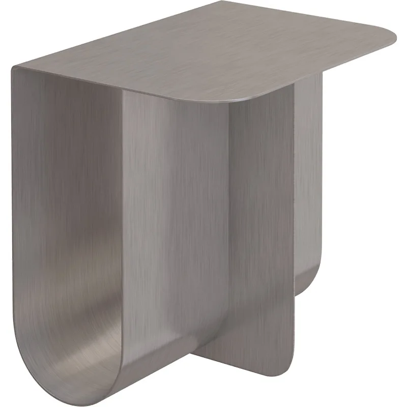 

Small coffee table simple modern creative sofa edge few stainless steel bedroom small table bedside table