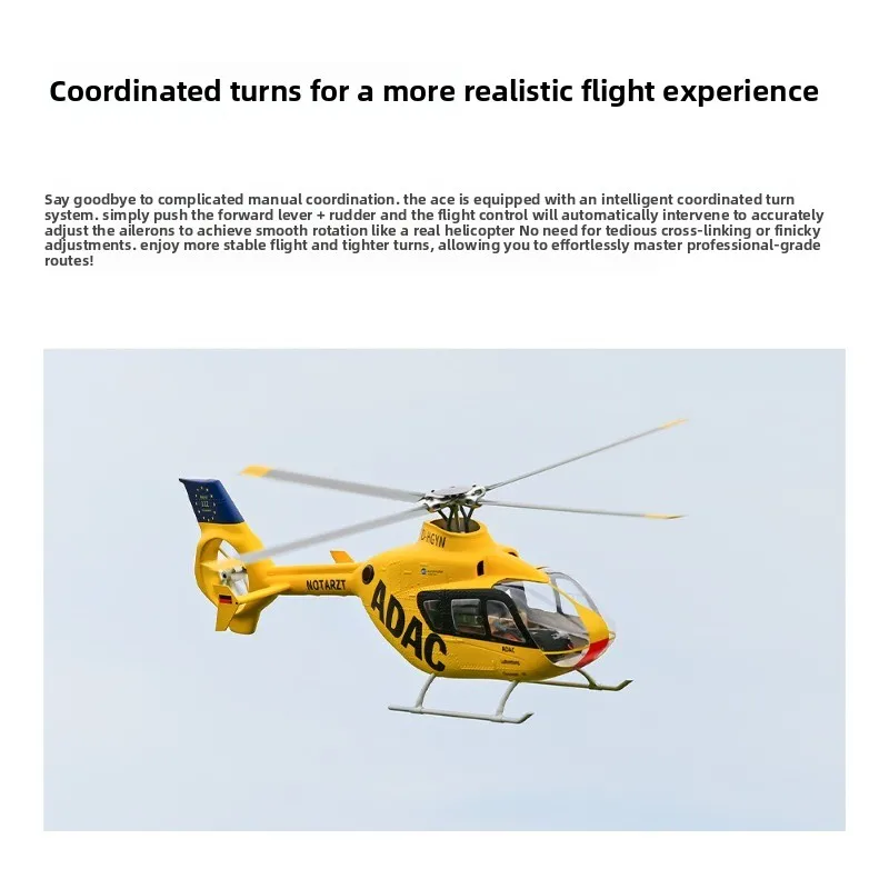 EC-135 remote-controlled simulation helicopter 470-level six-channel remote-controlled aircraft model