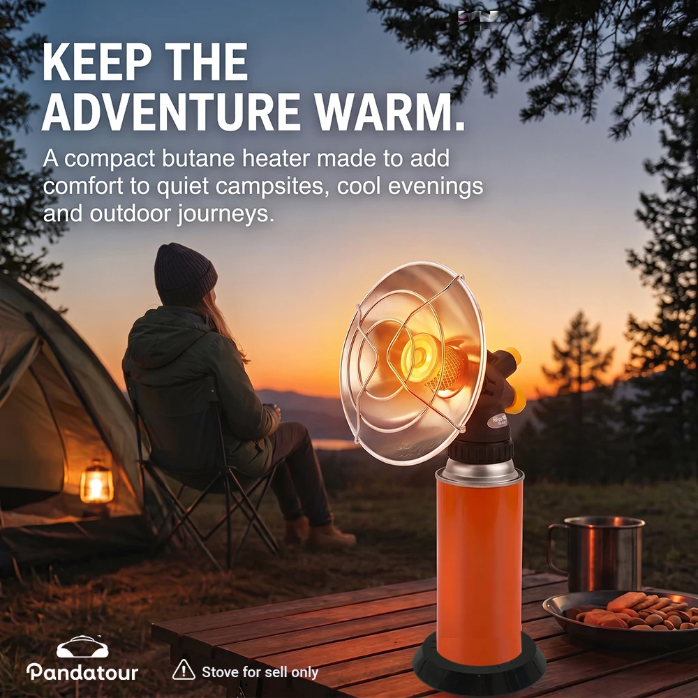 Patio Heater Standing - Chauffage au gaz portable Pandatour Mini
