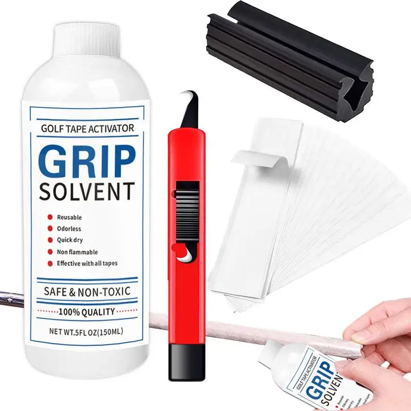 Zestawy uchwytów golfowych Regripping Clubs Grip Tape Grip Solvent Hook Blade Golf Putters Re-grip Tools Shaft Re-Gripping Golf