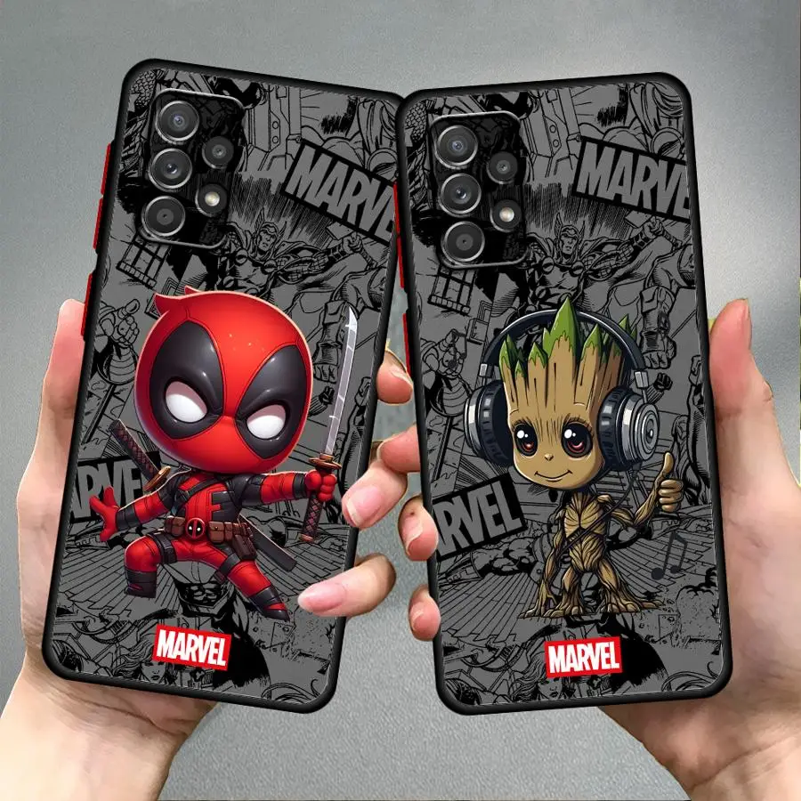 삼성 갤럭시 A56 A24 A26 A25 A34 A21s A71 A72 A22 A36 A35 쉘 마블 스파이더맨 케이스