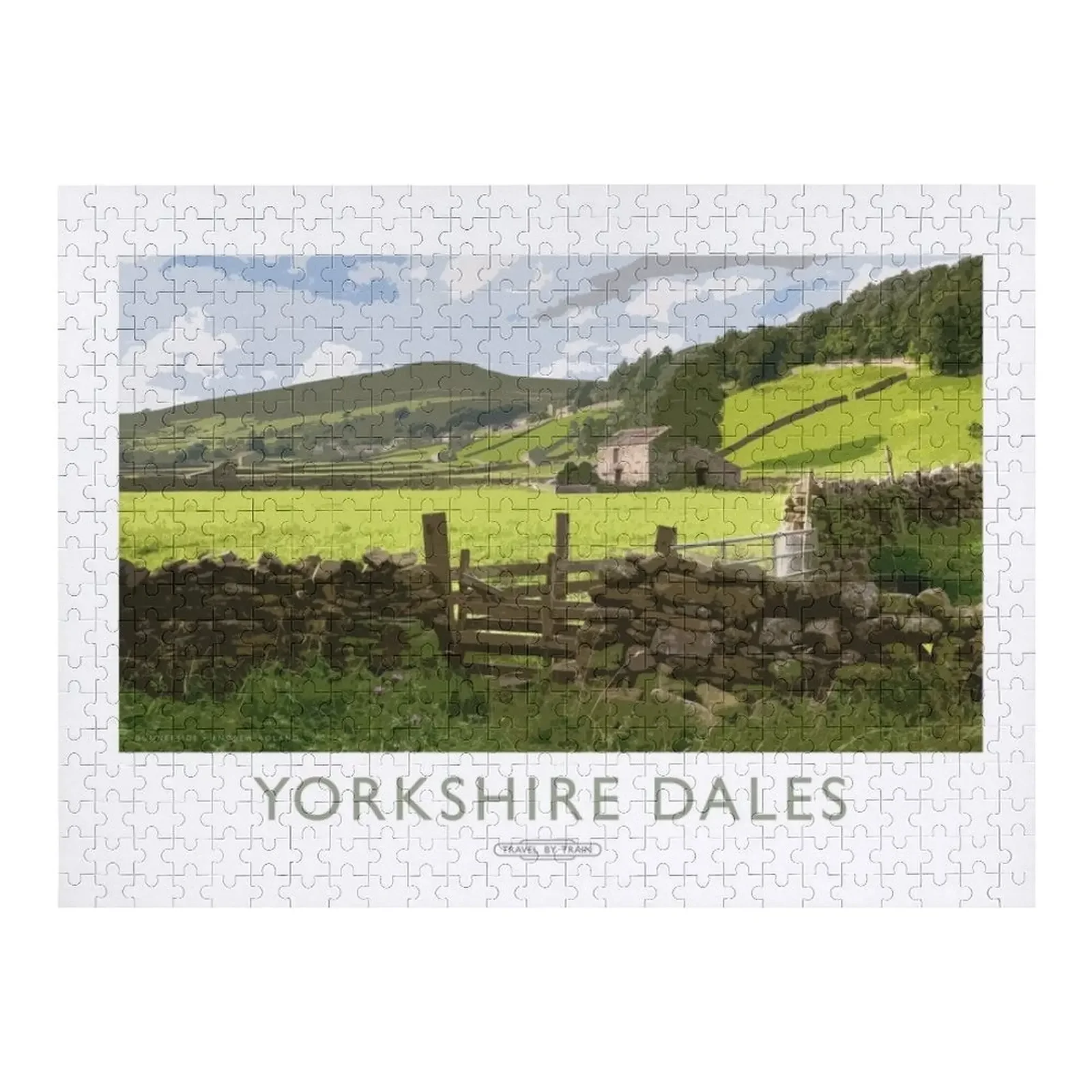 

Yorkshire Dales Jigsaw Puzzle Wooden Name Custom Personalized Custom With Photo Customized Kids Gift Puzzle