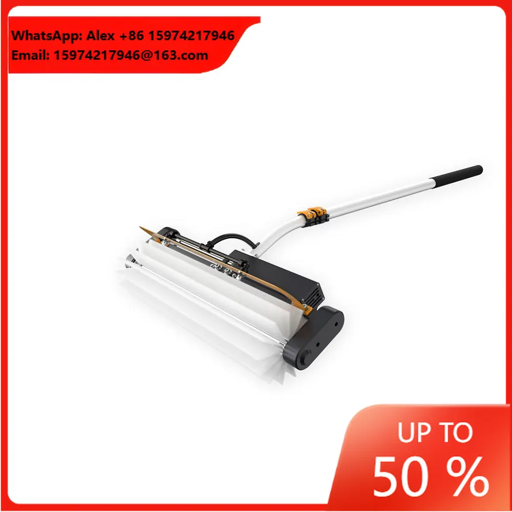 Telescopic Roller Brush 3.5m/5.5m/7.5m 64cm Cleaning Width 150W Motor Solar Panel Cleaning Machine Washing Dry Topenergy TEC-B04