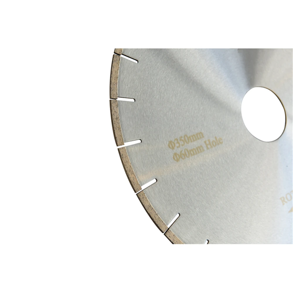 DB07 Factory Diamond Tools Manufacturer Quartz D350mm Quartz Diamond Saw Blades 14 Inch Diamond Cutting Disc for Quartzite 1PC