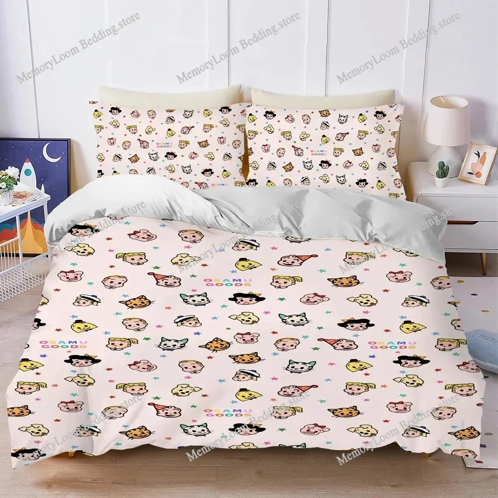 Cute O-Osamu Goods-Taiwan Duvet Cover Set Home Style Bedding Soft Laundry Cotton Bed Four Seasons Student Dormitory Luxury Gift7