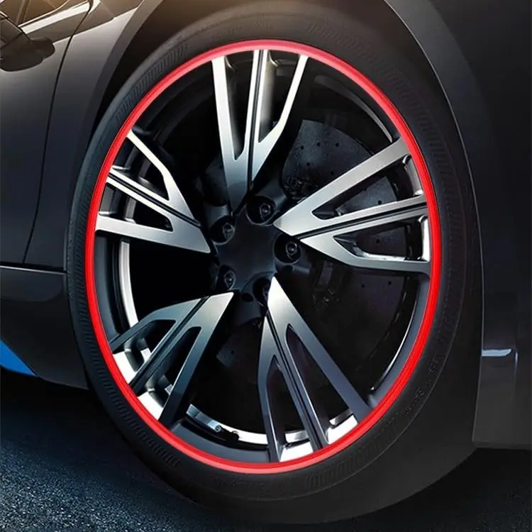 

Dream Garage Incut Red Aluminum Alloy Wheel Hub Protection Ring For 7 Series 730i (1986-2022)